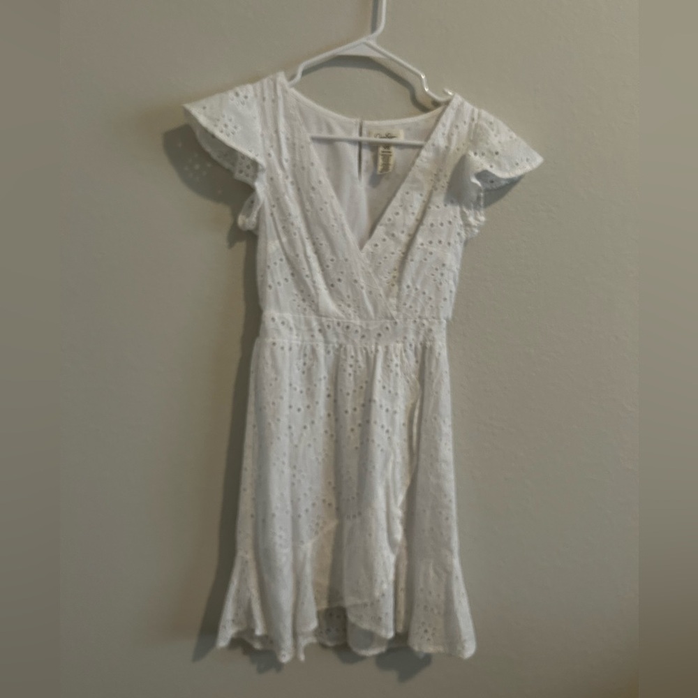 White Eyelet Dress